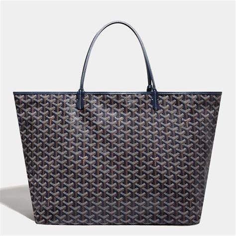 goyard navy|gm goyard st louis tote.